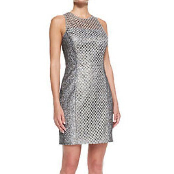 Kay Unger Dresses & Skirts - NEW Kay Unger gunmetal gray metallic sheat…